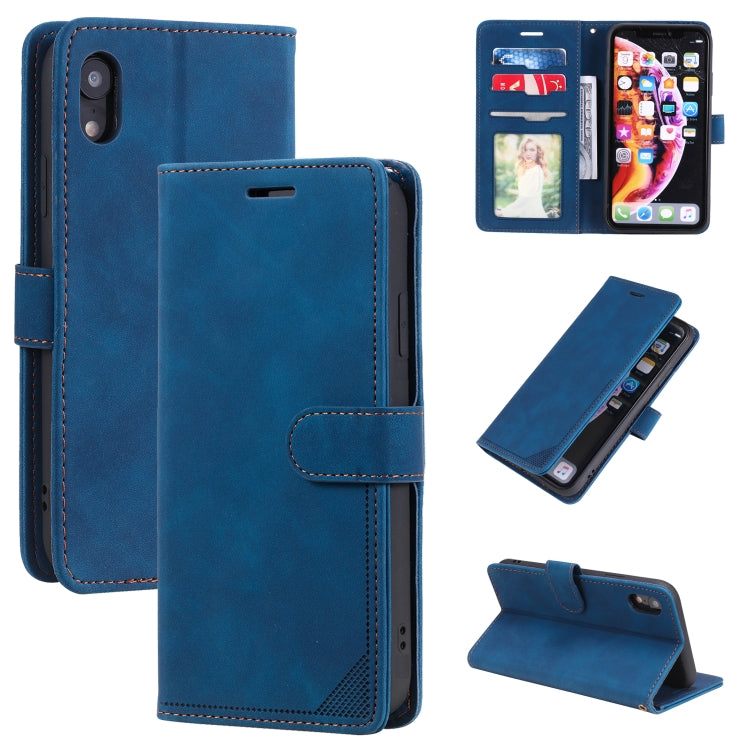 Skin Feel Anti-theft Brush Horizontal Flip Leather Phone Case, For iPhone 11, For iPhone XS Max, For iPhone XR, For iPhone X / XS, For iPhone SE 2022 / SE 2020 / 8 / 7, For iPhone 8 Plus & 7 Plus