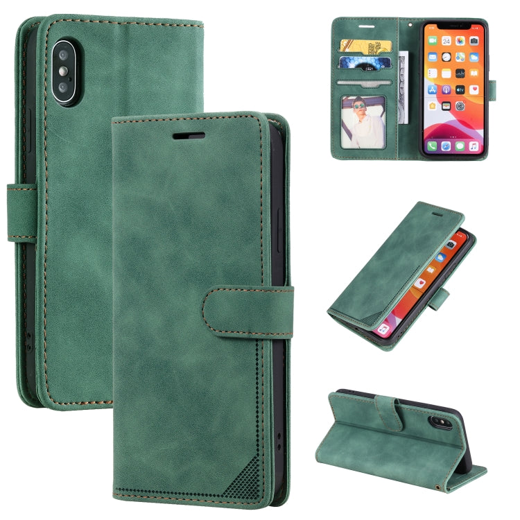 Skin Feel Anti-theft Brush Horizontal Flip Leather Phone Case, For iPhone 11, For iPhone XS Max, For iPhone XR, For iPhone X / XS, For iPhone SE 2022 / SE 2020 / 8 / 7, For iPhone 8 Plus & 7 Plus