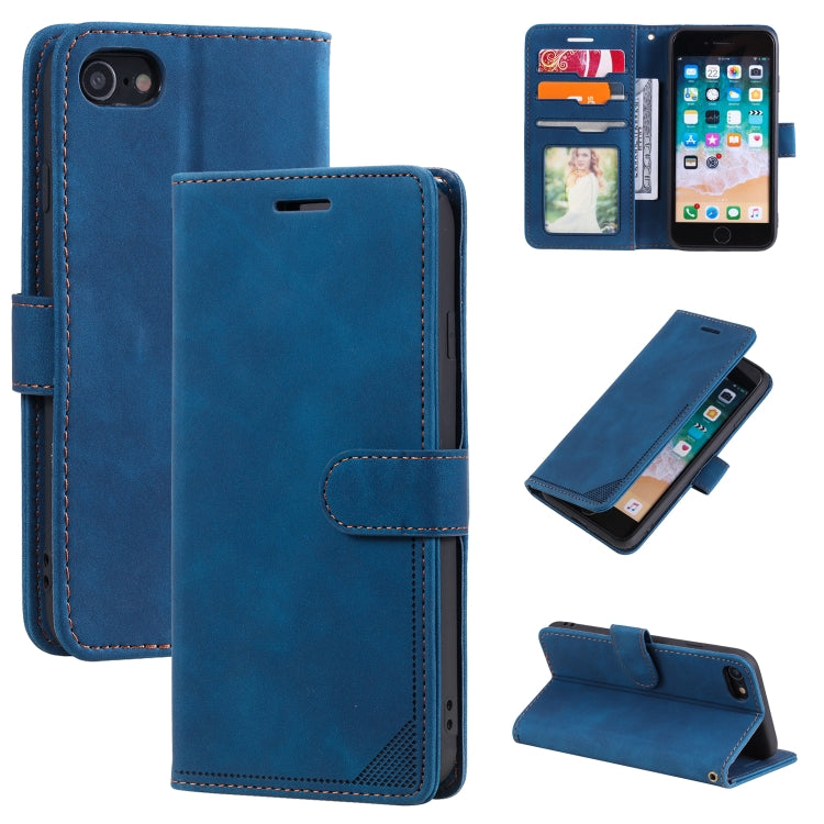 Skin Feel Anti-theft Brush Horizontal Flip Leather Phone Case, For iPhone 11, For iPhone XS Max, For iPhone XR, For iPhone X / XS, For iPhone SE 2022 / SE 2020 / 8 / 7, For iPhone 8 Plus & 7 Plus