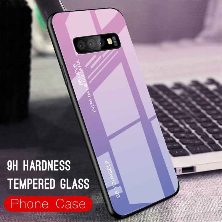 Gradient Color Glass Case, For Galaxy S10, For Xiaomi Mi 9