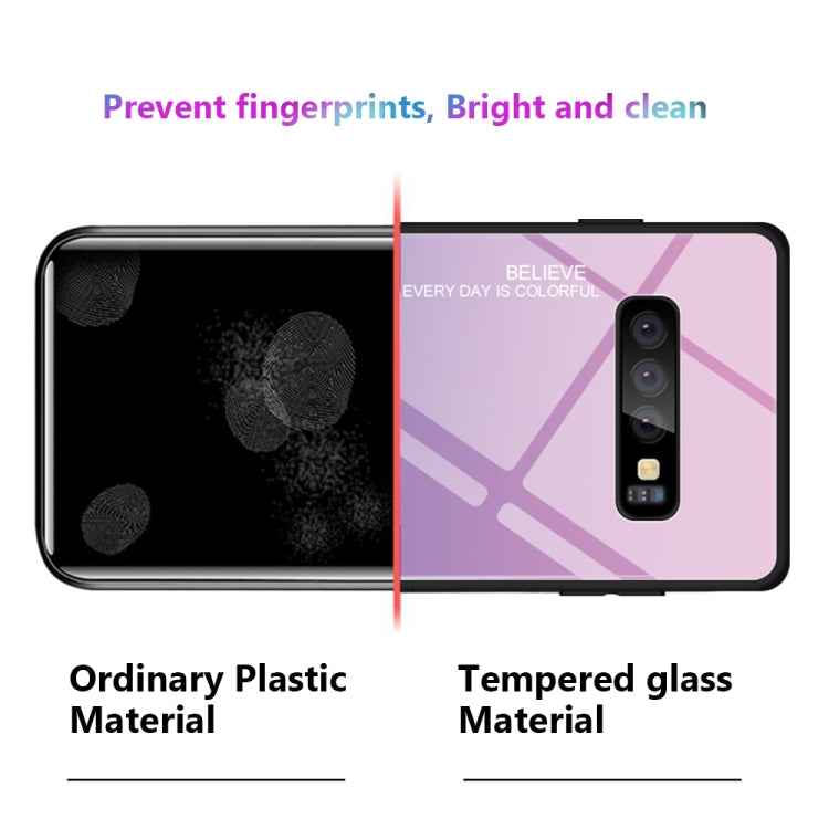 Gradient Color Glass Case, For Galaxy S10, For Xiaomi Mi 9