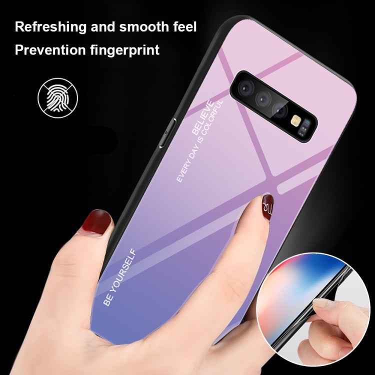 Gradient Color Glass Case, For Galaxy S10, For Xiaomi Mi 9