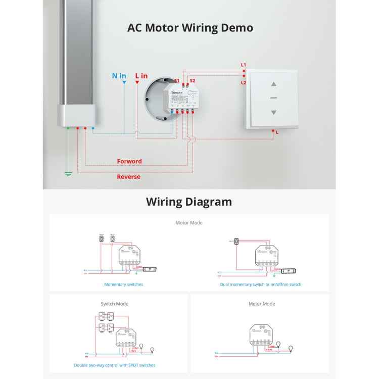 Sonoff DUALR3 Dual Ways Control WiFi Smart Switch Module