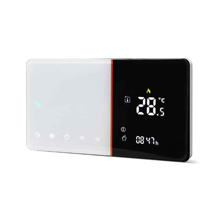 BHT-005-GCLW 220V AC 3A Smart Home Heating Thermostat for EU Box, Control Boiler Heating with Only Internal Sensor & WIFI Connection