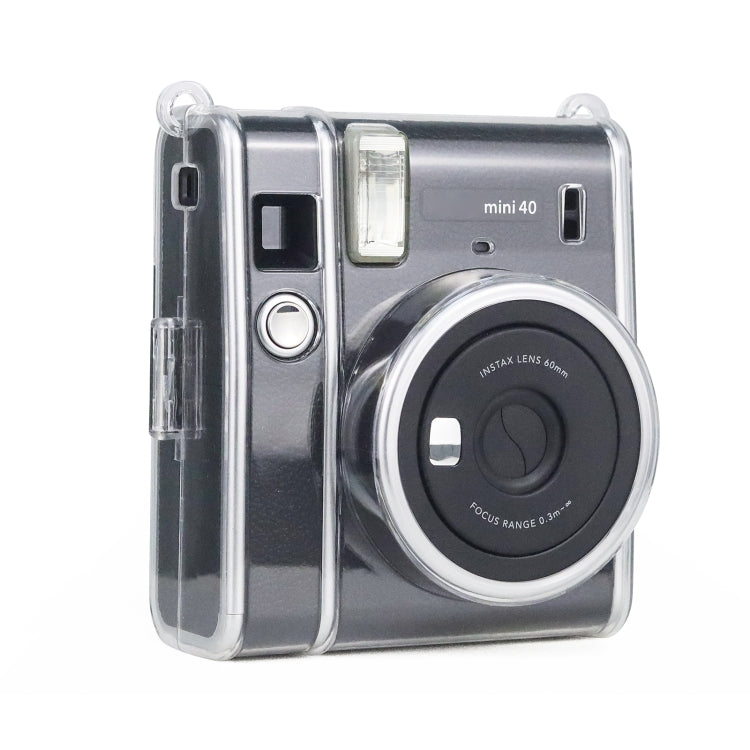 Protective Crystal Case with Strap, For FUJIFILM Instax mini 40, For FUJIFILM Instax mini 7+