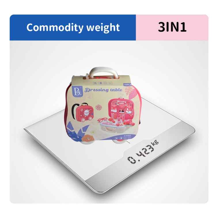 MoFun 0872 2 in 1 Dressing Table Play House Toys Set 18 PCS, 0872