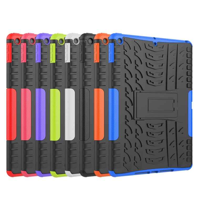 Tire Texture TPU + PC Shockproof Case with Holder