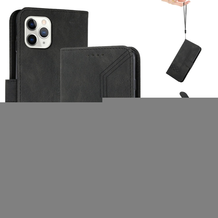 Cubic Skin Feel Flip Leather Phone Case, For iPhone 11 Pro Max, For iPhone X / XS, For iPhone XR, For iPhone XS Max, For iPhone SE 2022 / SE 2020 / 7 / 8, For iPhone 7 Plus / 8 Plus