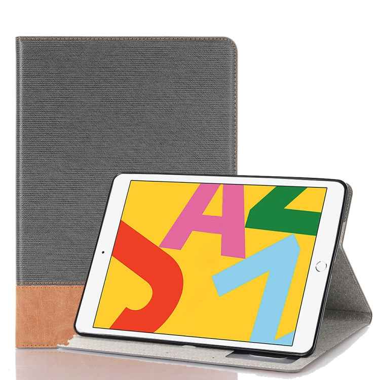 For iPad 10.2 / 10.5 Cross Texture Horizontal Flip PU Leather Case with Holder & Card Slots & Wallet