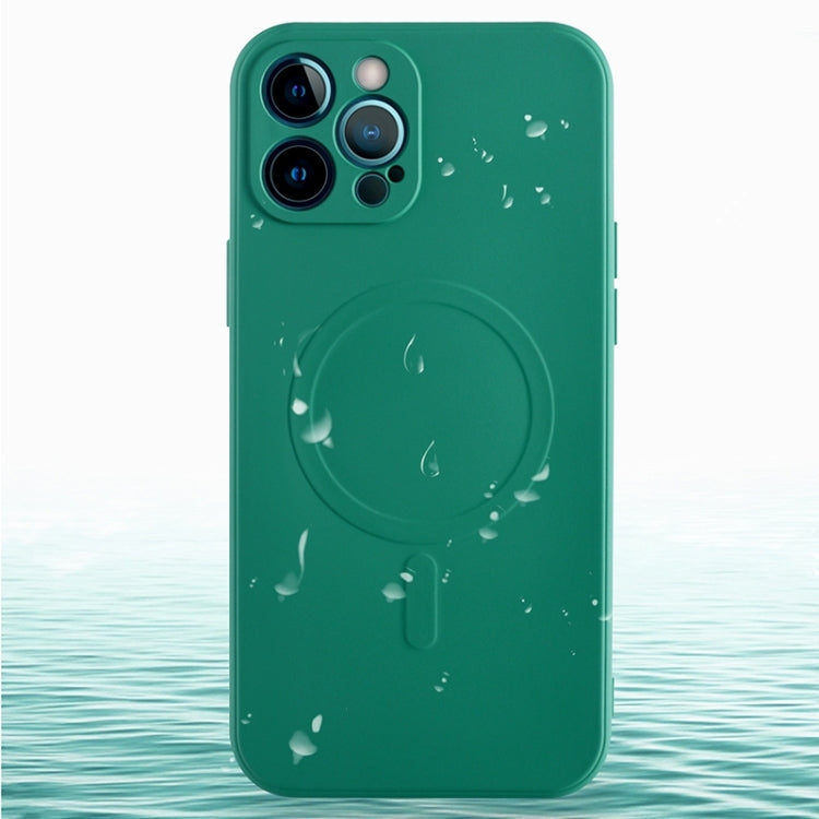 Liquid Silicone Full Coverage Magsafe Phone Case, For iPhone 12 mini, For iPhone 12, For iPhone 12 Pro, For iPhone 12 Pro Max, For iPhone 11, For iPhone 11 Pro