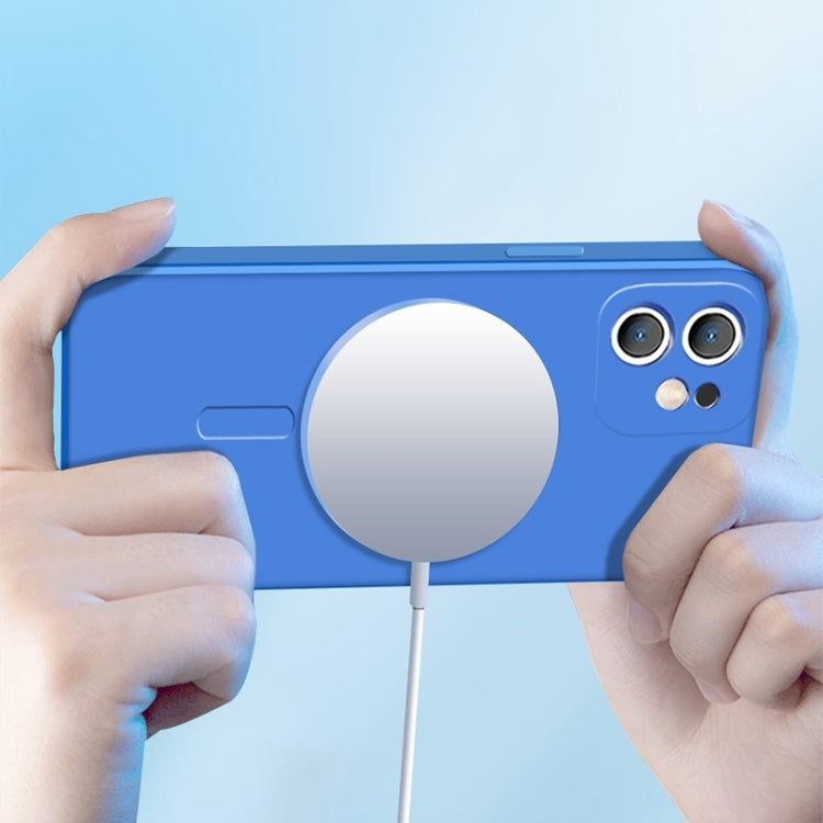 Liquid Silicone Full Coverage Magsafe Phone Case, For iPhone 12 mini, For iPhone 12, For iPhone 12 Pro, For iPhone 12 Pro Max, For iPhone 11, For iPhone 11 Pro