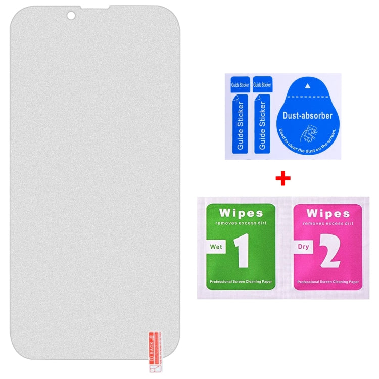 For iPhone 17e / 16e / 14 / 13 / 13 Pro 50pcs Transparent Frosted Full Screen Tempered Glass Film, For iPhone 13 mini (50pcs), For iPhone 16e / 13 / 13 Pro (50pcs), For iPhone 13 Pro Max (50pcs)