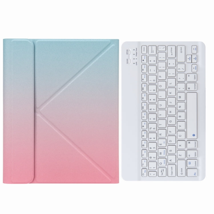 H-102 Bluetooth Keyboard Leather Case with Rear Three-fold Holder, For iPad 10.2 2020 & 2019 / Pro 10.5 inch, For iPad 9.7 2018 & 2017, For iPad Pro 11 inch 2021 & 2020 & 2018 / Air 2020 10.9