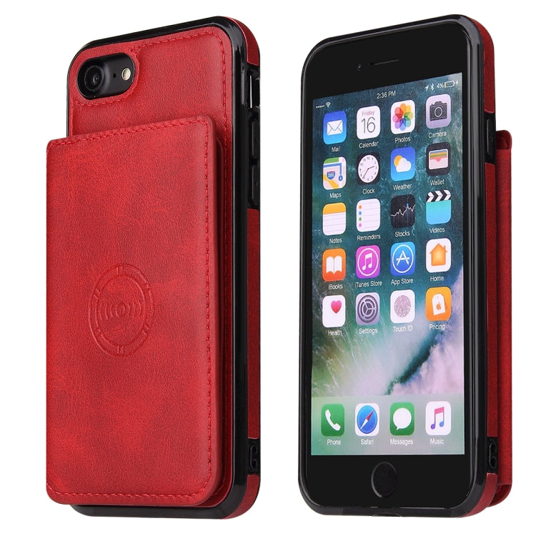 Calf Texture Magnetic Case, For iPhone SE 2022 / SE 2020 / 8 / 7, For iPhone 8 Plus / 7 Plus, For iPhone XS Max, For iPhone XS / X, For iPhone XR