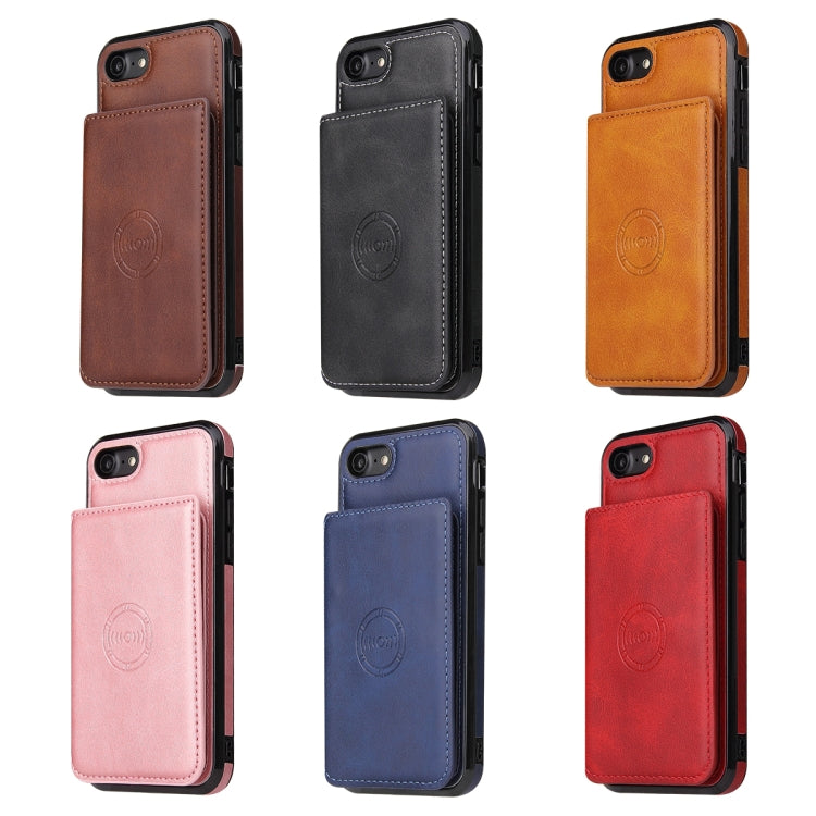 Calf Texture Magnetic Case, For iPhone SE 2022 / SE 2020 / 8 / 7, For iPhone 8 Plus / 7 Plus, For iPhone XS Max, For iPhone XS / X, For iPhone XR