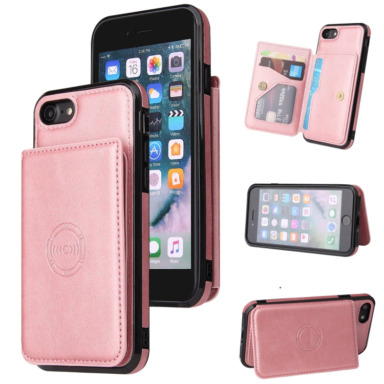 Calf Texture Magnetic Case, For iPhone SE 2022 / SE 2020 / 8 / 7, For iPhone 8 Plus / 7 Plus, For iPhone XS Max, For iPhone XS / X, For iPhone XR