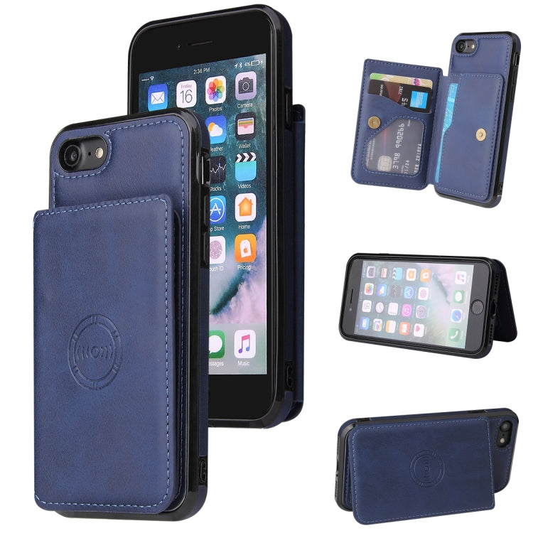 Calf Texture Magnetic Case, For iPhone SE 2022 / SE 2020 / 8 / 7, For iPhone 8 Plus / 7 Plus, For iPhone XS Max, For iPhone XS / X, For iPhone XR