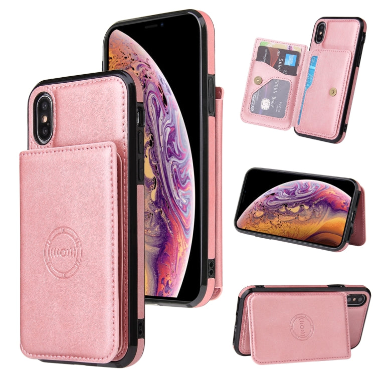 Calf Texture Magnetic Case, For iPhone SE 2022 / SE 2020 / 8 / 7, For iPhone 8 Plus / 7 Plus, For iPhone XS Max, For iPhone XS / X, For iPhone XR