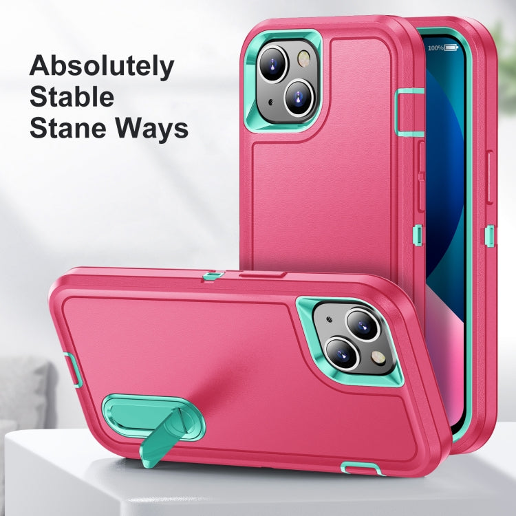 3 in 1 Rugged Holder Phone Case, For iPhone 13, For iPhone 13 Pro, For iPhone 13 Pro Max, For iPhone 12 / 12 Pro, For iPhone 12 Pro Max, For iPhone 11