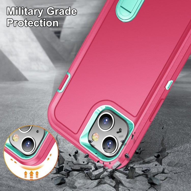 3 in 1 Rugged Holder Phone Case, For iPhone 13, For iPhone 13 Pro, For iPhone 13 Pro Max, For iPhone 12 / 12 Pro, For iPhone 12 Pro Max, For iPhone 11