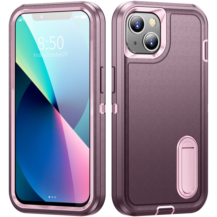 3 in 1 Rugged Holder Phone Case, For iPhone 13, For iPhone 13 Pro, For iPhone 13 Pro Max, For iPhone 12 / 12 Pro, For iPhone 12 Pro Max, For iPhone 11