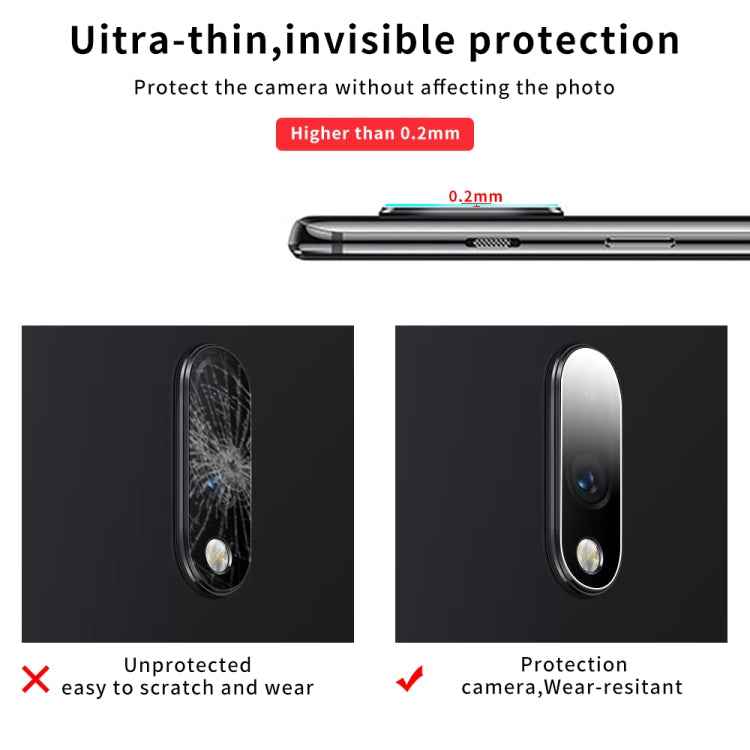 9D Transparent Rear Camera Lens Protector Tempered Glass Film