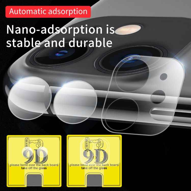 9D Transparent Rear Camera Lens Protector Tempered Glass Film Combination Packages