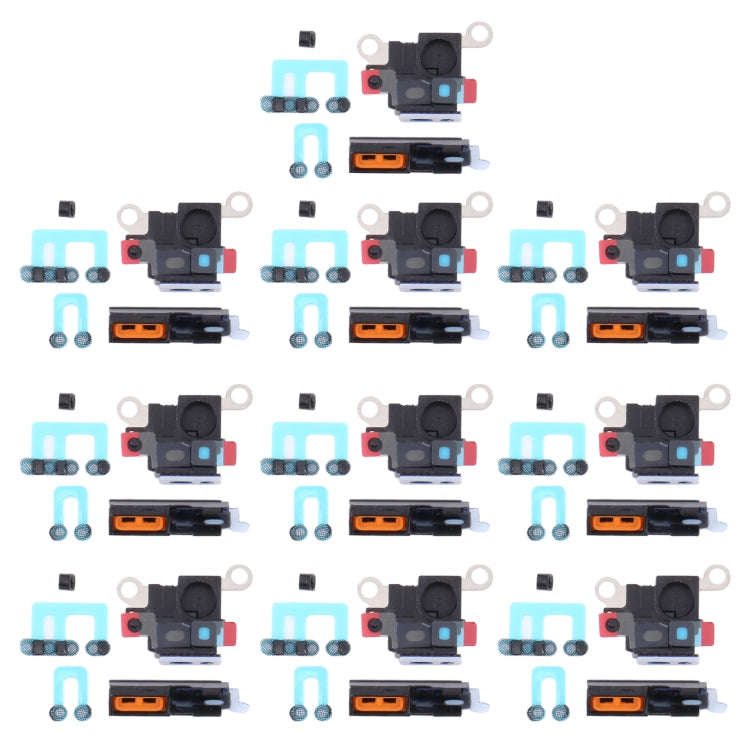 10 PCS Speaker Dustproof Mesh with Frame, For iPhone 13, For iPhone 13 mini, For iPhone 13 Pro, For iPhone 13 Pro Max