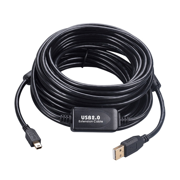 Mini 5 Pin to USB 2.0 Camera Extension Data Cable, 10m, 12m, 15m, 20m