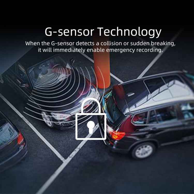 Anytek A60 Car 4 inch IPS Screen HD 1080P 170 Degree Wide Angle Dual Camera ADAS Driving Recorder