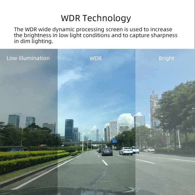 Anytek A60 Car 4 inch IPS Screen HD 1080P 170 Degree Wide Angle Dual Camera ADAS Driving Recorder