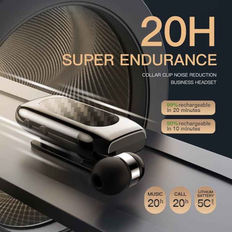 K56 Lavalier Noise Reduction Carbon Brazing Bluetooth Earphone