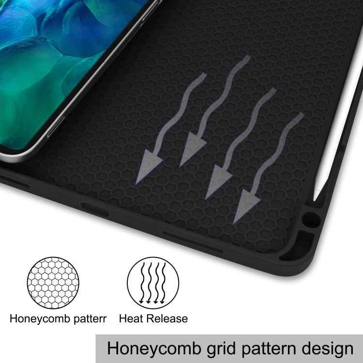 Painted TPU Smart Tablet Holster With Sleep Function & Tri-Fold Bracket & Pen Slot