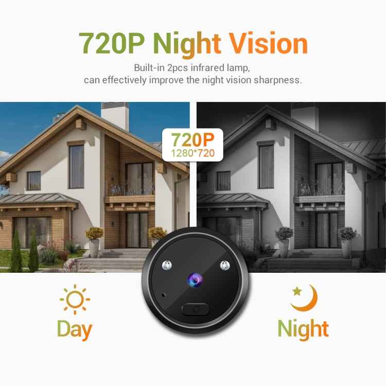 ESCAM C22 2.4 inch Screen Digital Door Viewer, Support Night Vision, TF Card, Take Photos and Video