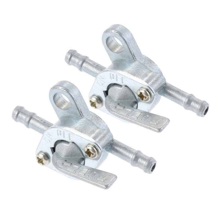 2pcs 6mm Motorcycle Scooter Fuel Tap Gas Petrol Valve Fuel Tank Switch