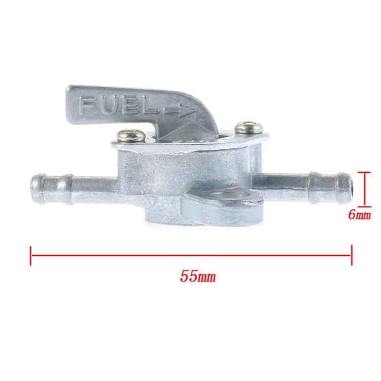 2pcs 6mm Motorcycle Scooter Fuel Tap Gas Petrol Valve Fuel Tank Switch