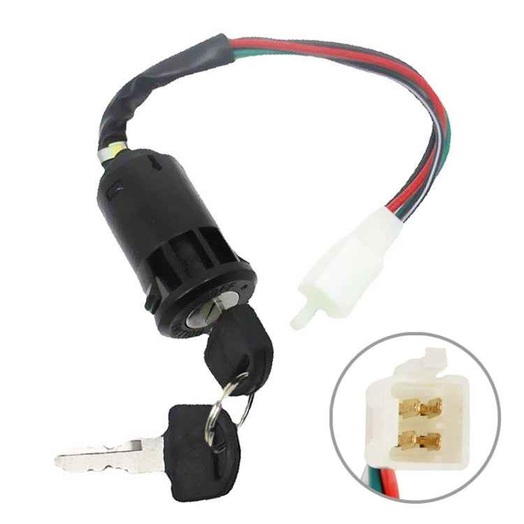 5 PCS Motocross Male Plug Ignition Key Switch Set for ATV 50cc-250cc