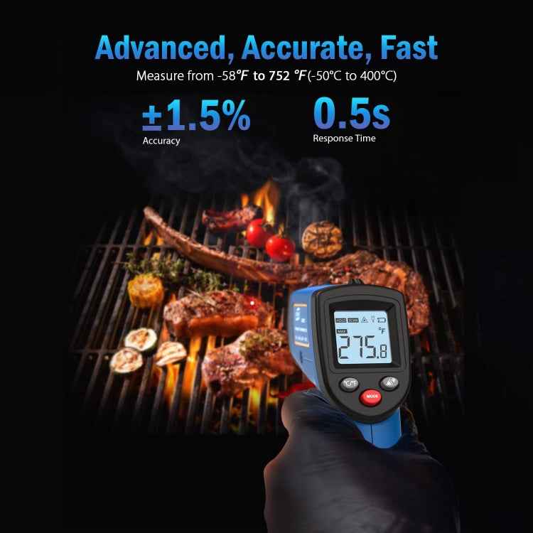 BENETECH GM321 Digital Non-Contact Infrared Thermometer, Battery Not Included