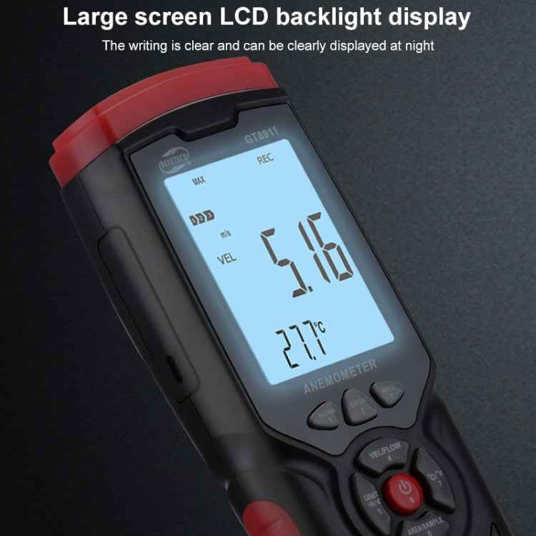 BENETECH GT8911 Handheld Digital LCD Hot Wire Anemometer
