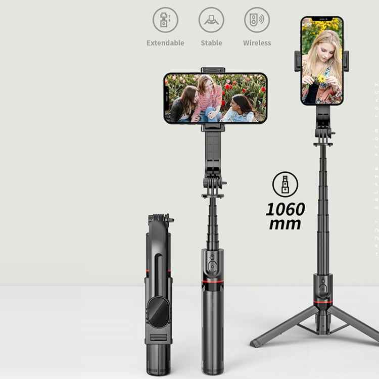 L12 Bluetooth Remote Control Tripod Selfie Stick Phone Holder