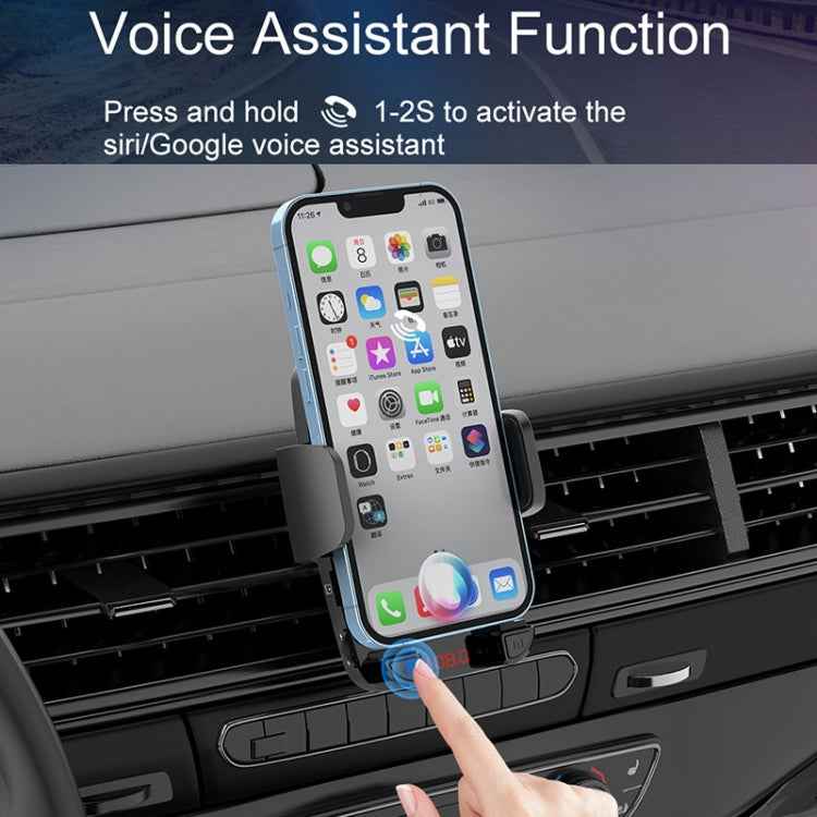 C1 Car Bluetooth 5.0 MP3 Player FM Transmitter Air Outlet Phone Holder