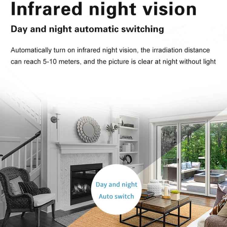 AS02 Home Security Infrared Night Vision Wireless Voice Intercom Small Camera