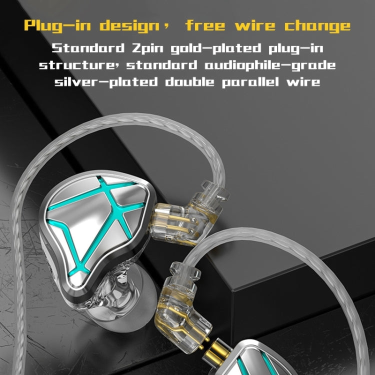 KZ-ESX 12MM Dynamic Subwoofer Sports In-Ear HIFI Headphones, With Microphone, Without Microphone