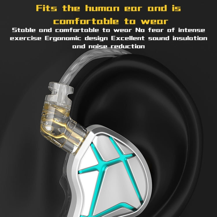 KZ-ESX 12MM Dynamic Subwoofer Sports In-Ear HIFI Headphones, With Microphone, Without Microphone