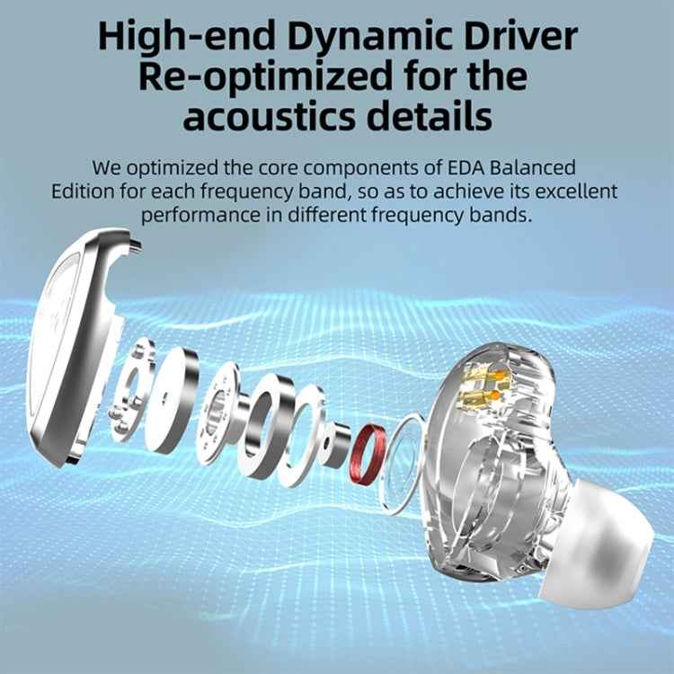 KZ-EDA Balanced Dual Magnetic Dynamic In-Ear Earphone