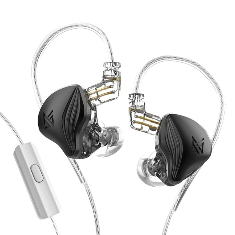 KZ-ZEX Electrostatic Dynamic In-Ear Sports Music Headphones, With Microphone, Without Microphone