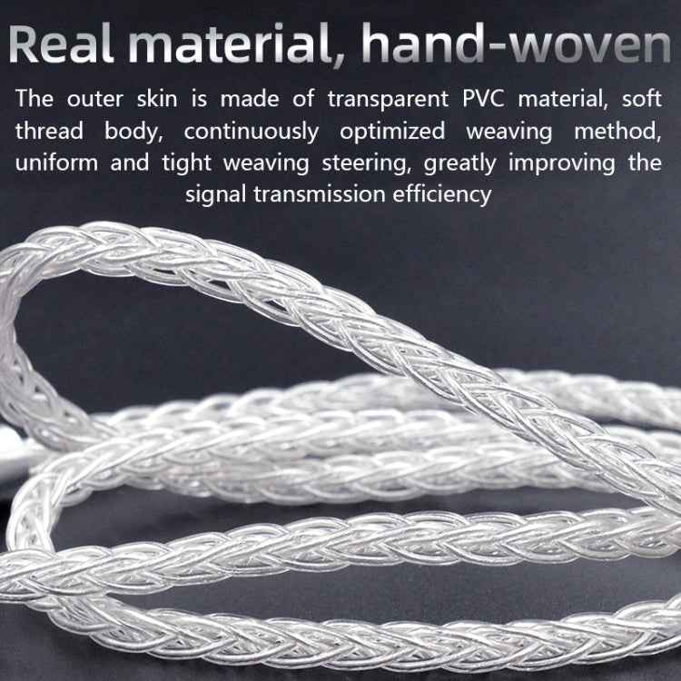 KZ OFC 0.75mm Standard Pin High-Purity Silver-Plated 152 Pin Headphone Upgrade Cable For ZS10PRO