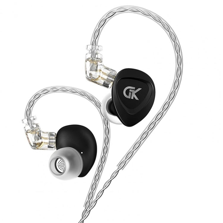GK GSE Ten-Unit Coil Iron Subwoofer HIFI In-Ear Headphones, With Microphone, Without Microphone