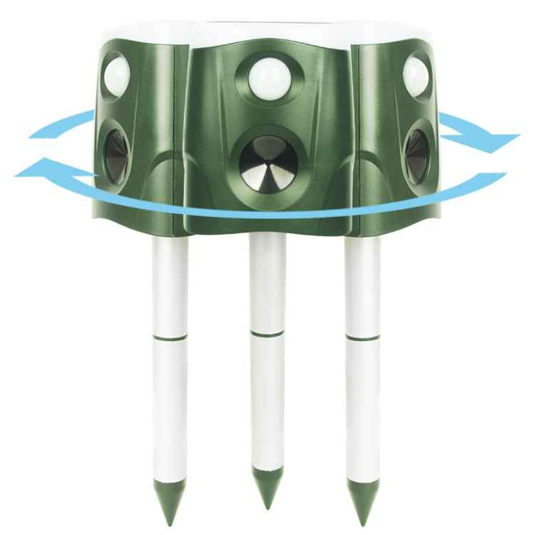 SJZ026 360 Degree Ultrasonic Solar Energy Outdoor Animal Repellent