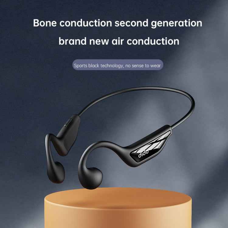 Dido W11S Bone Conduction Waterproof Wireless Bluetooth Sports Earphone